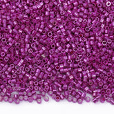 Metallic Fuchsia Luster Color Hight Quality Glass Cylinder Seed Beads 1.6 MM Size JS3015 WholesaleRhinestone