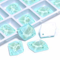 Electric Neon Light Azore Cosmic Shape High Quality Glass Sew-on Rhinestones WholesaleRhinestone