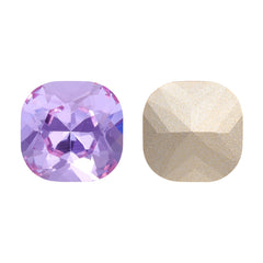 Violet Cushion Square Shape High Quality Glass Pointed Back Fancy Rhinestones WholesaleRhinestone