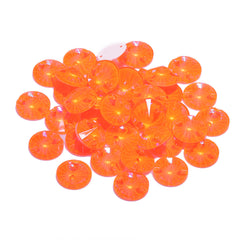 Electric Neon Orange Yellow Rivoli Shape High Quality Glass Sew-on Rhinestones WholesaleRhinestone