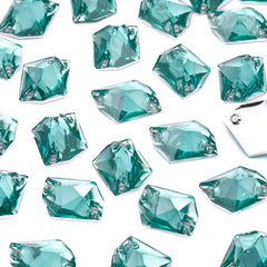 Cosmic Aquamarine Resin Sew-on Rhinestones For Dance Costume WholesaleRhinestone
