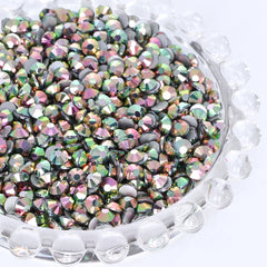 Galaxy Pink Glass FlatBack Rhinestones Silver Back WholesaleRhinestone
