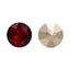 Siam Gemstone Flower Shape High Quality Glass Pointed Back Fancy Rhinestones WholesaleRhinestone