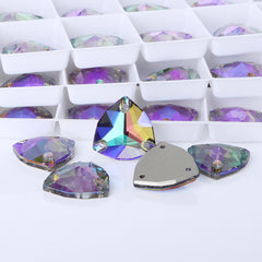 Ghost Light Trilliant Shape High Quality Glass Sew-on Rhinestones WholesaleRhinestone