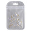 Trapeze Shape Blue Moonlight Flat Back Fancy Rhinestones WholesaleRhinestone