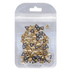 Triangle hollow Shape Aurum Flat Back Fancy Rhinestones WholesaleRhinestone