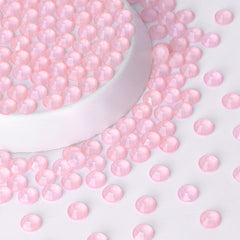 Neon Pink Snowy White Glass FlatBack Neon Rhinestones WholesaleRhinestone