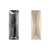 Black Diamond Princess Baguette Shape High Quality Glass Pointed Back Fancy Rhinestones WholesaleRhinestone