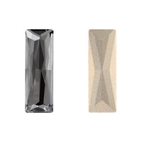 Black Diamond Princess Baguette Shape High Quality Glass Pointed Back Fancy Rhinestones WholesaleRhinestone