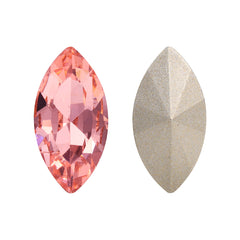 Light Peach Navette Shape High Quality Glass Pointed Back Fancy Rhinestones WholesaleRhinestone