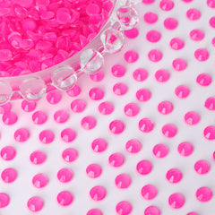 Mocha Neon Rose Glass Flat Back Rhinestones WholesaleRhinestone