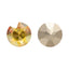 Metallic Sunshine Gemstone Flower Shape High Quality Glass Pointed Back Fancy Rhinestones WholesaleRhinestone