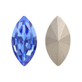 Light Sapphire Navette Shape High Quality Glass Pointed Back Fancy Rhinestones WholesaleRhinestone