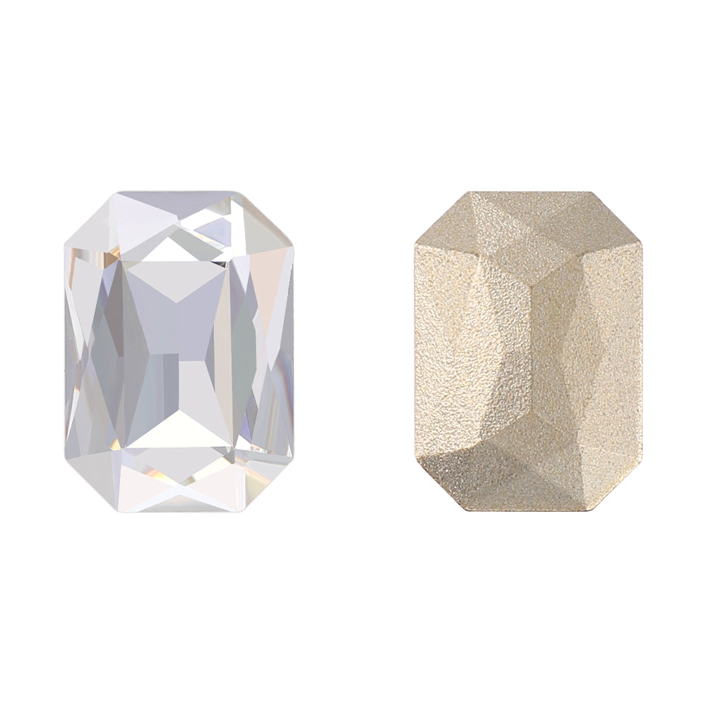 Crystal Thin Octagon Shape High Quality Glass Pointed Back Fancy Rhinestones WholesaleRhinestone