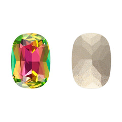 Vitrail Rose Cushion Shape High Quality Glass Pointed Back Fancy Rhinestones WholesaleRhinestone