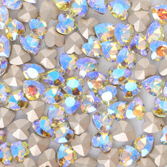 Paradise Shine Heart Shape Glass Pointed Back Fancy Rhinestones WholesaleRhinestone