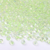TMAB007 Transparent AB Drop Shape Glass Seed Beads WholesaleRhinestone