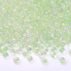 TMAB006 Transparent AB Drop Shape Glass Seed Beads WholesaleRhinestone