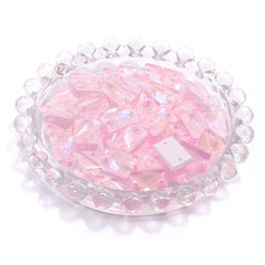 Forma rectángulo de rosa de luz de neón eléctrica de alta calidad de vidrio de vidrio cosido