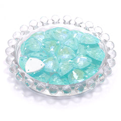 Electric Neon Light Azore Trilliant Shape High Quality Glass Sew-on Rhinestones WholesaleRhinestone