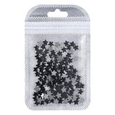Gwiazdy czarny płaski, Fancy Fancy Rhinestones