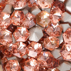 Water Red Hexagon kaleidoscope Shape Glass Pointed Back Fancy Rhinestones WholesaleRhinestone