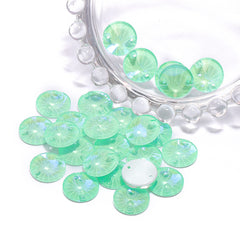 Electric Neon Greenwrap Rivoli Shape High Quality Glass Sew-on Rhinestones WholesaleRhinestone