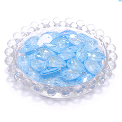 Electric Neon Light Blue Drop Shape High Quality Glass Sew-on Rhinestones WholesaleRhinestone