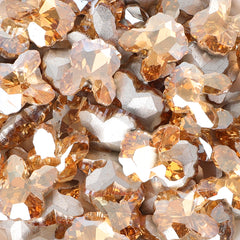 Golden Shadow Rabbit Shape Glass Pointed Back Fancy Rhinestones WholesaleRhinestone