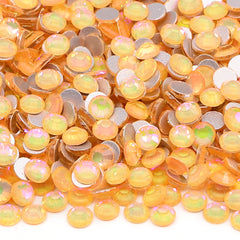 Crystal Sunlight Glass FlatBack Rhinestones Silver Back WholesaleRhinestone