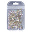 Round Hollow Shape Crystal AB Flat Back Fancy Rhinestones