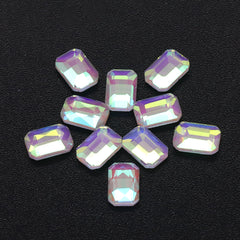 Octagon Shape Mocha White Flat Back Fancy Rhinestones WholesaleRhinestone