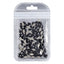 Mermaid Shape Black Flat Back Fancy Rhinestones