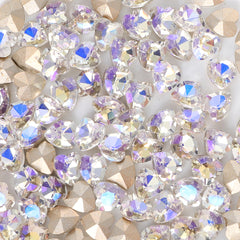 Moonlight Heart Shape Glass Pointed Back Fancy Rhinestones WholesaleRhinestone