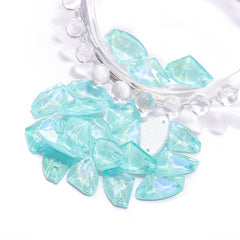 Electric Neon Light Azore Galactic Shape High Quality Glass Sew-on Rhinestones WholesaleRhinestone