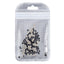 Heart Shape Black Flat Back Fancy Rhinestones