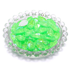 Electric Neon Peridot Drop Shape High Quality Glass Sew-on Rhinestones WholesaleRhinestone