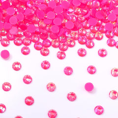 Mocha Shimmer Rose Glass Flat Back Rhinestones WholesaleRhinestone