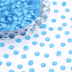 Mocha Neon Aquamarine Glass Flat Back Rhinestones WholesaleRhinestone