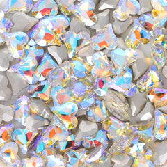 Sweet Heart Shape Paradise Shine Glass Pointed Back Fancy Rhinestones WholesaleRhinestone