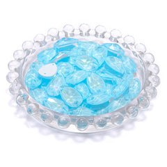 Electric Neon Aquamarine Drop Shape High Quality Glass Sew-on Rhinestones WholesaleRhinestone