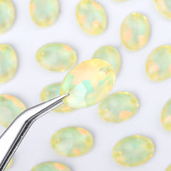 Jonquil AM Oval Shape High Quality Glass Sew-on Rhinestones WholesaleRhinestone