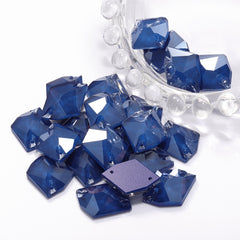 Mocha Sapphire Cosmic Shape High Quality Glass Sew-on Rhinestones WholesaleRhinestone