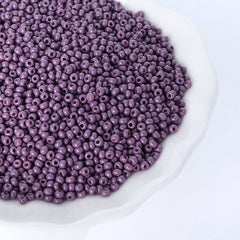 Glass Galvanized Seed Beads 12/0 Size 1.8mm GA-1048 Color WholesaleRhinestone