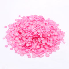Mixed Sizes Light Pink FlatBack Neon Rhinestones For Nail Art WholesaleRhinestone
