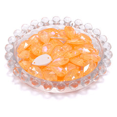 Electric Neon Sunflower Drop Shape High Quality Glass Sew-on Rhinestones WholesaleRhinestone