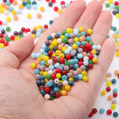 Various Colors 4.5 MM Round Shape Glass Seed Beads for Bracelets and Jewelry Making WholesaleRhinestone