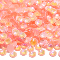 Neon Peach Pink AB Glass FlatBack Neon Rhinestones WholesaleRhinestone