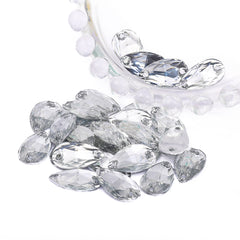 Drop Crystal Resin Sew-on Rhinestones For Dance Costume WholesaleRhinestone