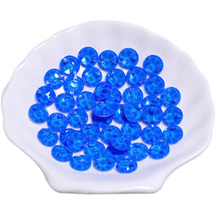 Electric Neon Blue XIRIUS Round Shape High Quality Glass Sew-on Rhinestones WholesaleRhinestone